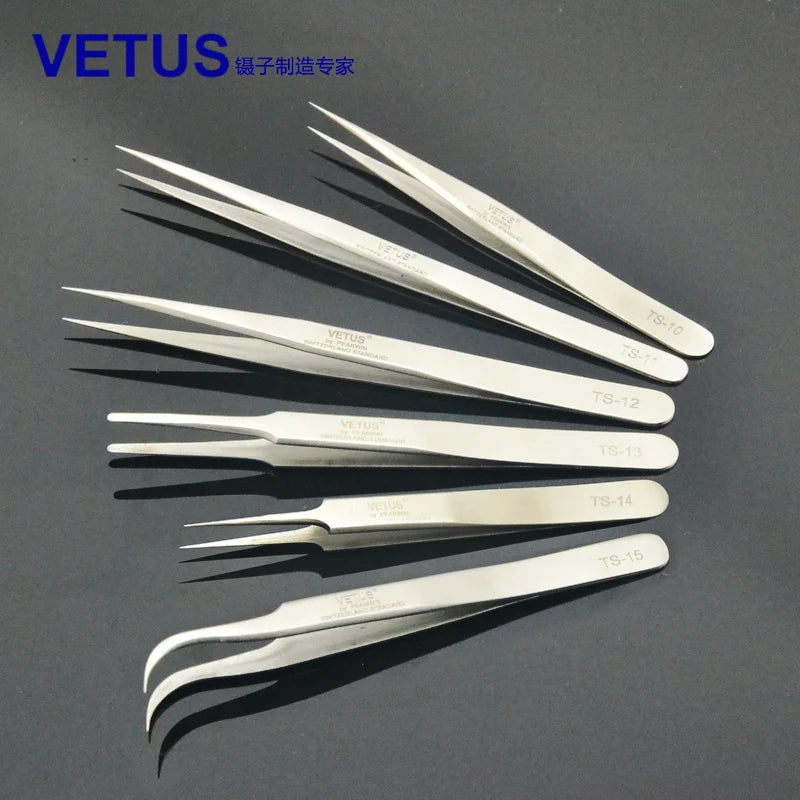 Professional Eyelash Tweezers Stainless Steel