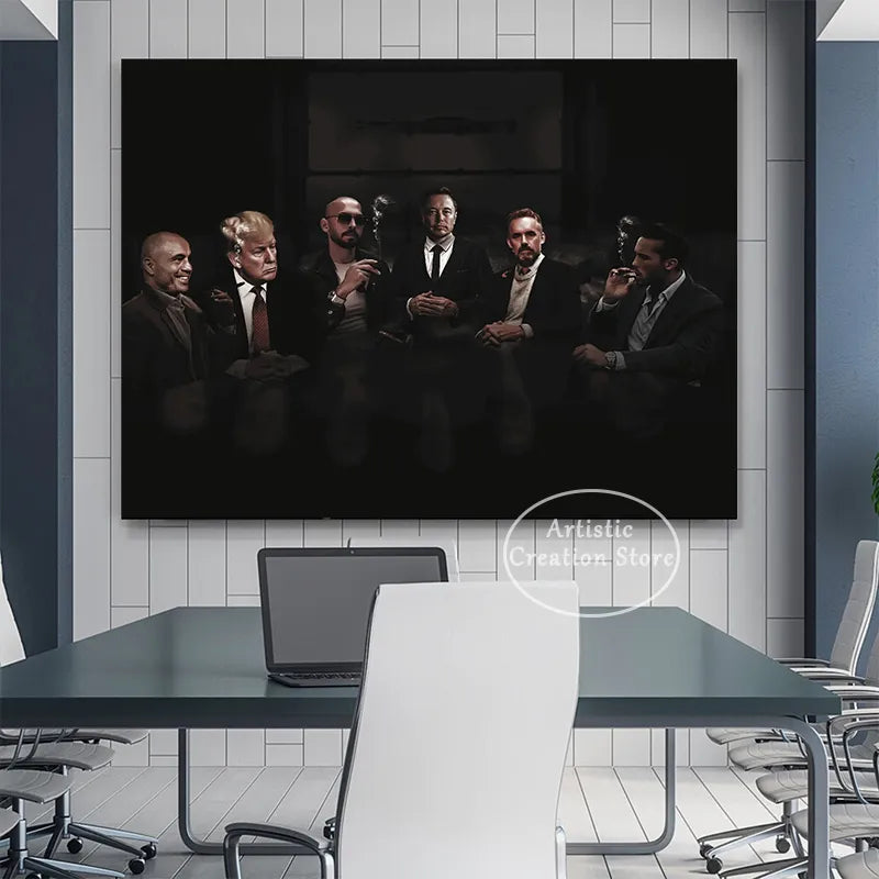 Celebrity Andrew Tate Tristan Trump Elon Musk Posters