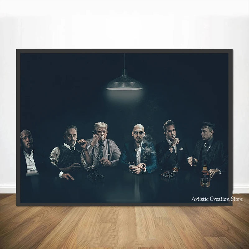 Celebrity Andrew Tate Tristan Trump Elon Musk Posters