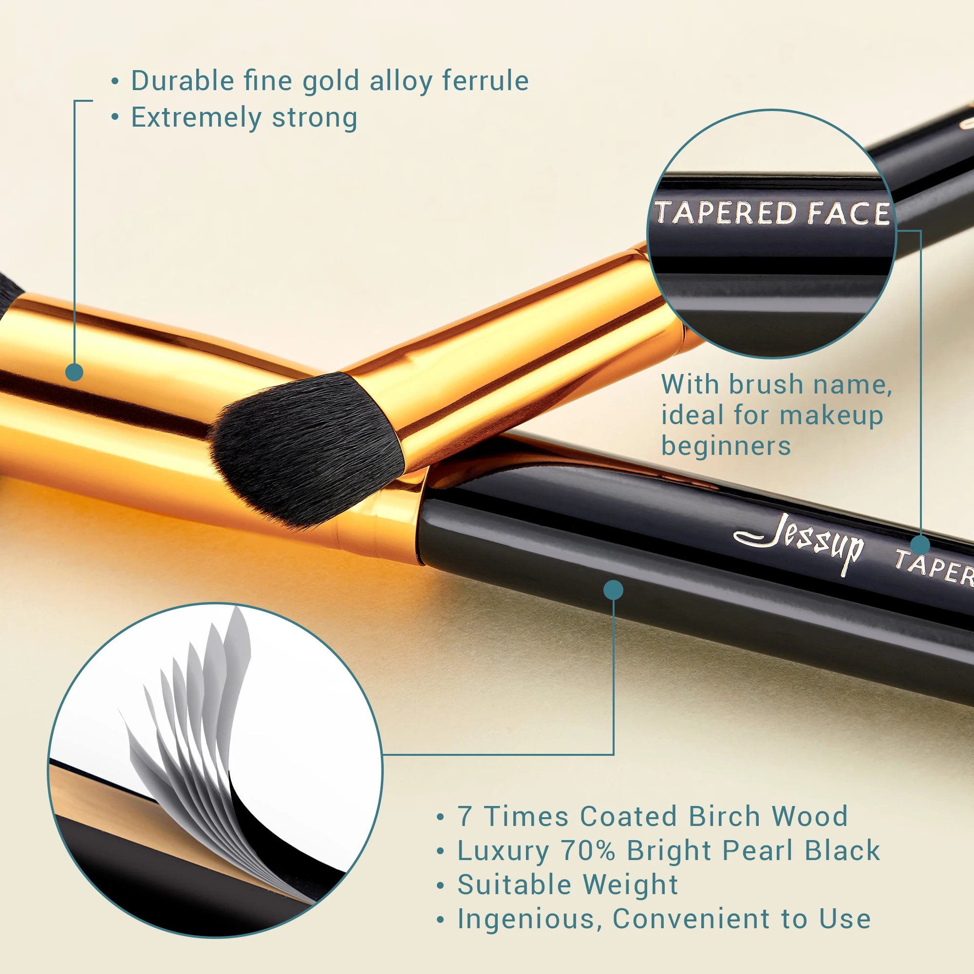 Pro Makeup Brushes Set